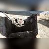 Pier brackets are installed at the foundation footings so that the piers can be driven into the ground until they reach solid bedrock.  