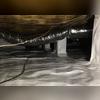 By sealing off the crawl space of the home we are able to prevent mold and mildew growth by lowering the humidity to under 55% relative humidity.