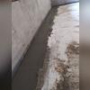 For this project, the water intrusion was so severe that WaterGuard needed to be installed along the entire perimeter of the basement.