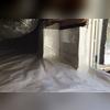 By installing the CleanSpace Liner over the foundation walls and floor we are able to create a continuous air and moisture barrier.