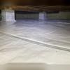 A heavy-duty CleanSpace vapor barrier has been installed over the dirt flooring of the crawl space. It gets wrapped around all piers, sealed with vinyl tape, and mechanically fastened to the foundation walls six to eight inches above outside grade. When properly sealed, this 7-layer polyethylene...