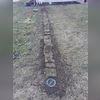 The discharge line was extended away from the foundation of the home.