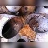 These leaky ducts were in rough shape, even though an HVAC contractor before us said they were in "good working condition." We made sure to replace these with a high efficiency system!