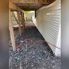 Our crew completed the project by backfilling the trench and compacting the soil, ensuring the space was neater and cleaner than when they found it.