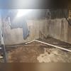 This photo was taken before the basement was waterproofed by Woods.