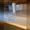 We also sealed off the crawl space with our durable CleanSpace vapor barrier to keep moisture out of the air.