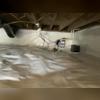 TripleSafe was installed in the corner of the crawl space to keep it dry all the time!