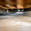By sealing off the crawl space of the home we are able to prevent mold and mildew growth by lowering the humidity to under 55% relative humidity.
