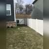 4' Acadia White Vinyl Fence / (2) 4' gates