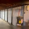 PowerBraces installed to permanently stabilize the bowing foundation walls and prevent any further movement