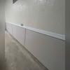 The EverLast wall panels provide a major finishing upgrade in the basement