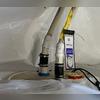 This sump system has a high capacity and will pump any water that enters the crawlspace out.