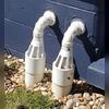 The patented design of the IceGuard automatically allows water to escape through its perforations when pipe terminations are blocked, usually by ice or snow.