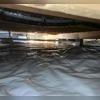 CleanSpace vapor barrier seals moisture from passing through the crawl space ground and block walls