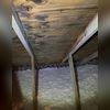 This will all be removed by our production team so that the attic floor can be air sealed.