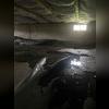 The crawlspace had water pooling over the old vapor barrier.
