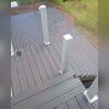 Installing the white posts