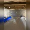 Clean Space material is used to cover the floors and seal off the vapor barrier and insulation below.  This will keep the space dry and clean for years to come.