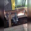 Here you can see the Pier Bracket under the homes foundation ready to lift.