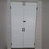 The finished white door panels