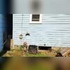 The entrance to this home's crawl space was tighter than the majority of crawl spaces we inspect.