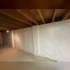 CleanSpace Wall is a 100% waterproof plastic vapor barrier that's perfect for unfinished basement walls. CleanSpace is mechanically attached to your basement walls with plastic drilled-in fasteners so it will never fall off the wall.