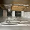 The moisture barrier is also vapor proof because it is sealed at all edges with moisture proof tape.
