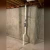 Pipe system installed for optimal radon gas removal from the property.
