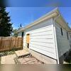 The crisp and fresh new look of the completed siding installation
