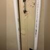 Water coming through the walls is causing damage.