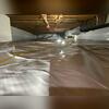 CleanSpace vapor barrier was installed to prevent moisture from passing through the crawl space ground and walls