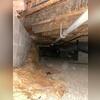 When a crawl space receives too much moisture, insulation can fall from the ceiling.