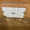 This is the air tight door that finishes sealing the crawl space, but continues to allow easy access when needed.