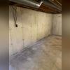 Poured basement walls, like seen here, usually leak between the seam between the floor and the wall. That's why you see so many stains there.