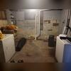 The classic wet basement dilemma in Appleton, WI, gracefully tackled by our Sure-Dry team. In the before photo, notice the unwelcome water lurking in a homeowner's basement - a common, yet challenging issue many face.