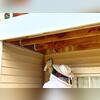 We also injected a knockdown dusting application into that gap, which will also neutralize the yellow jackets. Lastly, we applied a liquid residual to this area. This is going to eliminate any yellow jackets that return to this area and prevent them, and other stinging insects, from building...