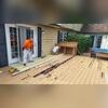 This deck needed replacement lumber, measure twice-- cut once!