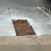 Once backfilled , the hole will be levelled with concrete.