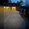 Concrete driveway repaired.