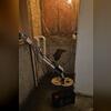 The sump pump will discharge the collected water out of the basement. The battery back-up generator will ensure the pump keeps working, even during a power outage.