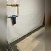 CleanSpace Vapor Barrier was placed on the basement walls to prevent water vapor from passing through. This durable liner fully waterproofs without harboring mold or mildew.