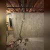 Despite previous efforts to seal the foundation wall crack, water infiltration into the basement persisted. A more robust and comprehensive solution was necessary to effectively prevent water seepage in the basement area.