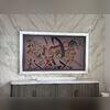 This setup features an ultra-slim 85" frame-style TV mounted cleanly on the wall, paired with a premium soundbar and compact subwoofer for immersive, room-filling audio. A media streaming device provides seamless access to high-resolution content, while a mesh Wi-Fi system ensures fast,...