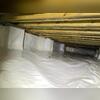 Moisture damaged the integrity of the floor joists. Our team repaired the joists by sistering them with new lumber for optimal support.