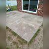 The HomeSpec team lifted the sunken slabs until the entire patio was level again. They then sealed the joints and cracks to protect the area from future damage. The homeowner could now put the gazebo on the patio safely.