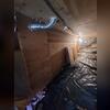 This crawl space had a lot of debris and an old plastic vapor barrier that needed to be removed.