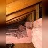 This insulation was not installed correctly to provide correct airflow from the soffits and draft-resistance.