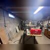 This image captures the severe bowing of a basement wall in a Sparland, IL home. This significant structural defect, caused by relentless external soil pressure, was a critical concern for the homeowner, who was determined to resolve it completely before listing the property for sale.