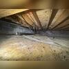 When our Solution Specialist arrived, he was greeted with a musty and dirty crawl space.