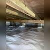 To encapsulate the crawl space, CleanSpace® Vapor Barrier was installed over the walls and floors. CleanSpace will permanently prevent moisture and outside pests and debris from entering the space.